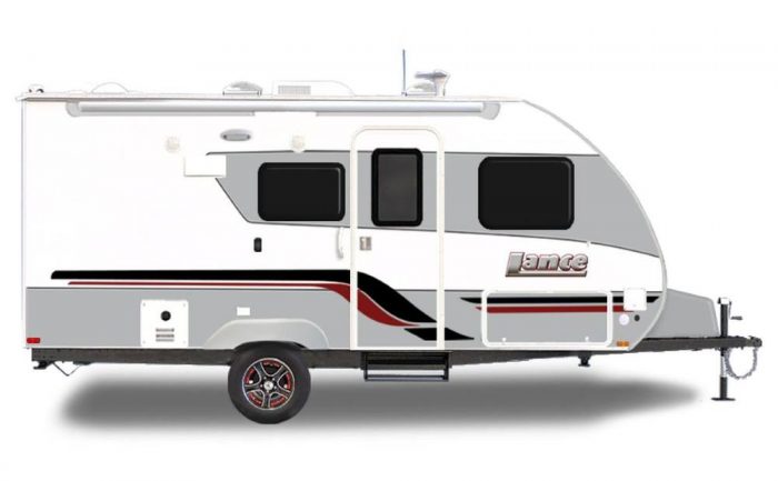 Lance travel trailer for couples
