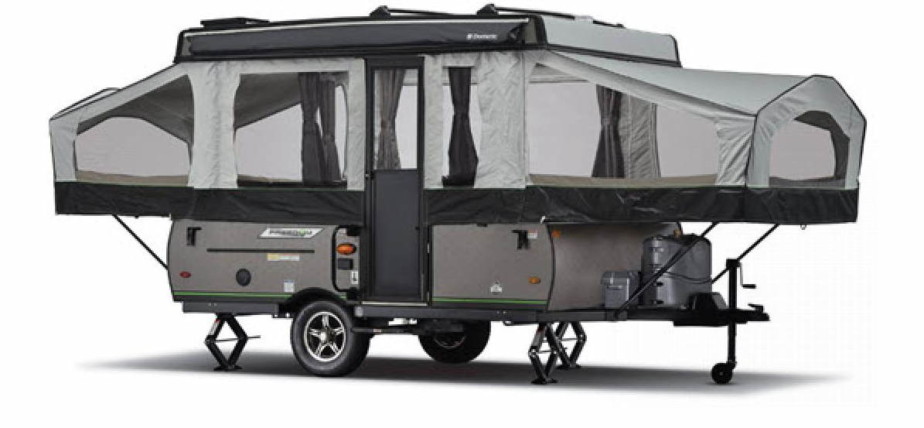 Rockwood Freedom Camping Trailers fit in a garage