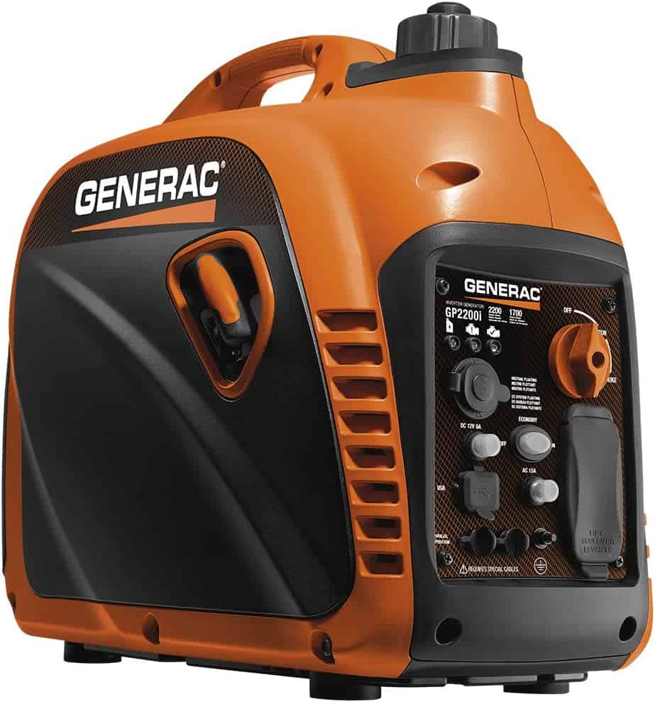 Generac GP2200i portable travel trailer RV generator