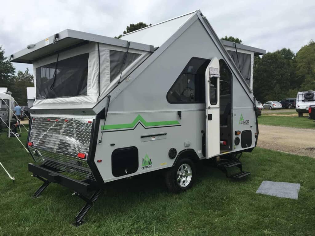 Aliner hybrid tent trailer camper