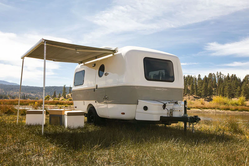 Happier Camper Traveler small trailer with toilet