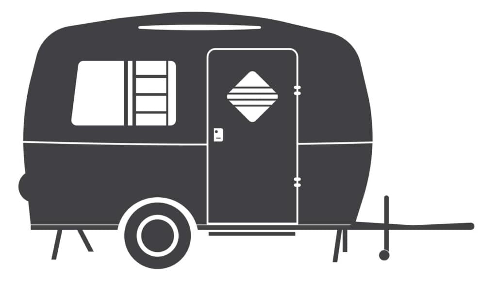 Travel trailer RV drawing
