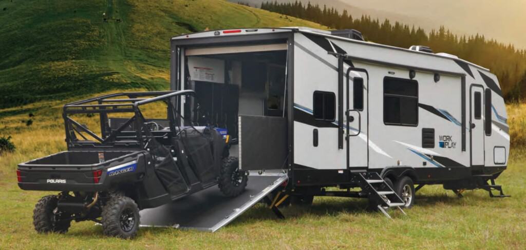 Forest River Work and Play Travel Trailer Toy Hauler