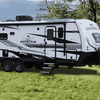 Timber-Ridge-24RLS One of the best travel trailers with two doors in the mountains