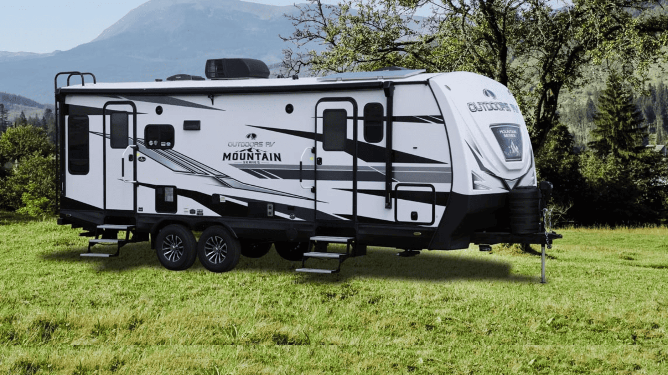 Timber-Ridge-24RLS One of the best travel trailers with two doors in the mountains
