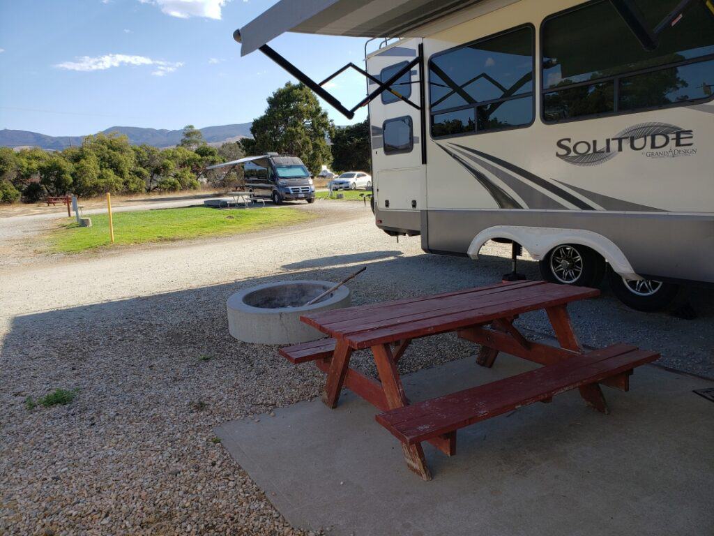 Camp SLO campsite big enough for fifth wheels. (Image: @OliviaS, RV LIFE Campgrounds)